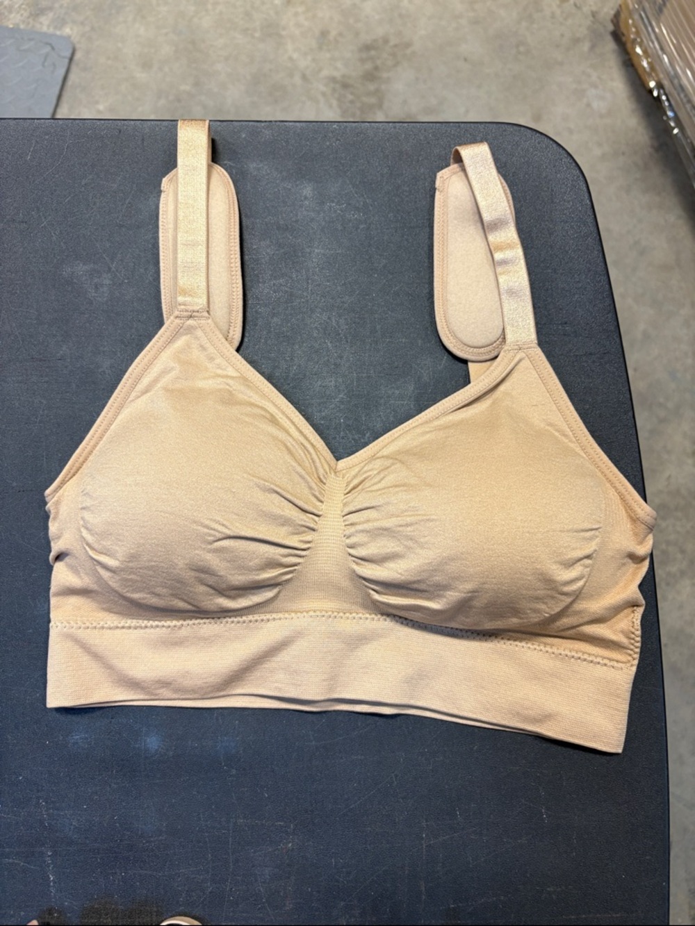 Genie Bra Comfort Seamless Wireless Bra in Nude Size 1X - Picture 3 of 5